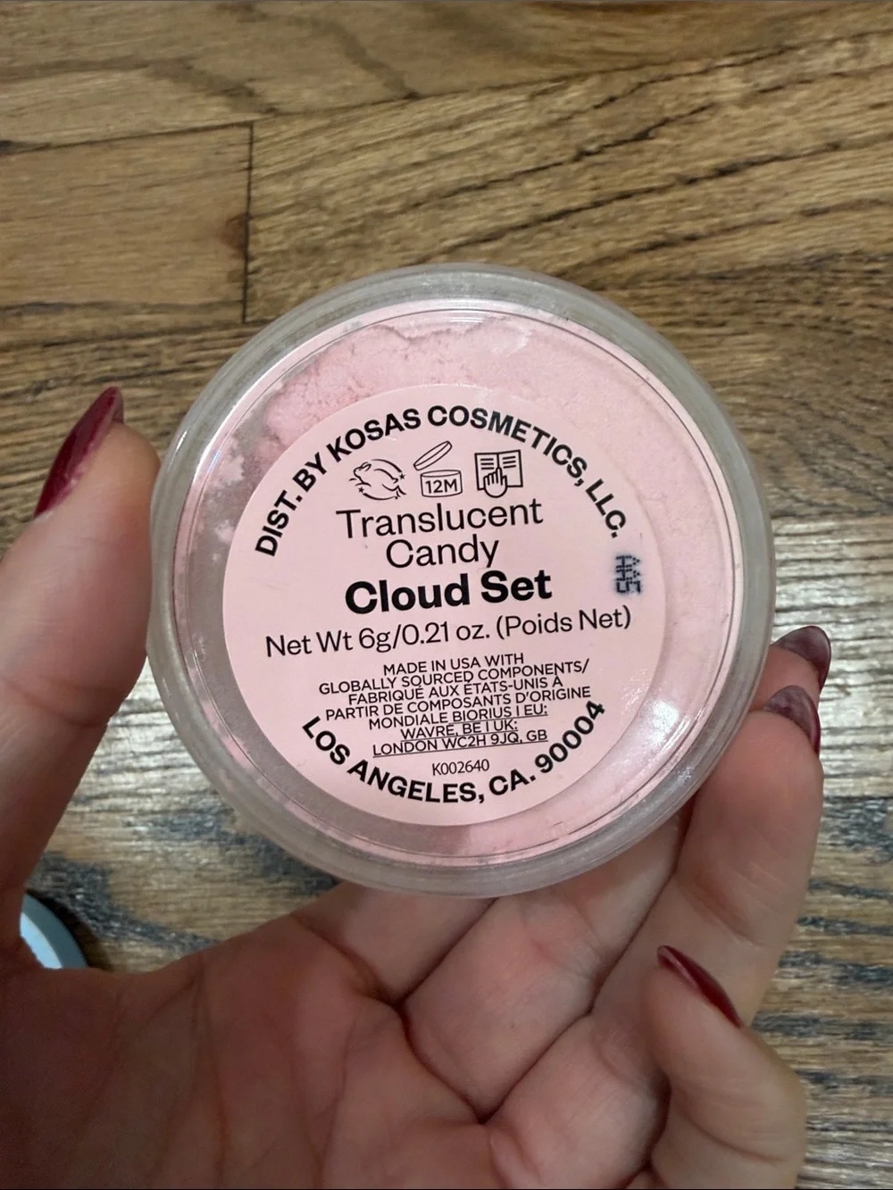 Kosas Mini Cloud Set Powder Translucent Candy